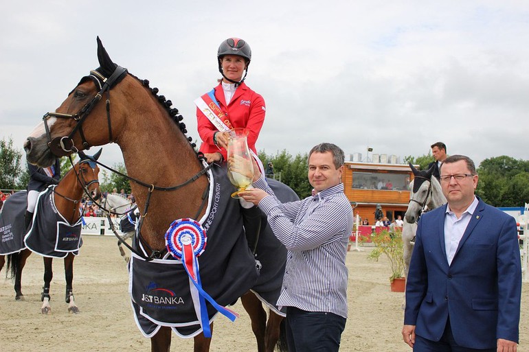 Jörne Sprehe won the J&T Banka CSI3* World Cup in Olomouc. Photo (c) CSI Olomouc. 