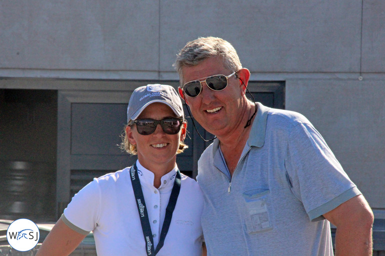 Katharina Offel and Axel Verlooy. Photo (c) World of Showjumping.