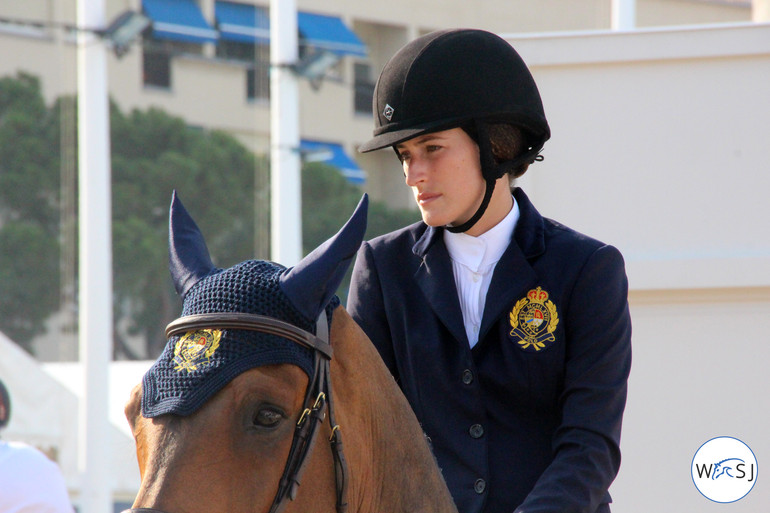 Jessica Springsteen moves up 20 spots on the latest Longines Ranking. Photo (c) World of Showjumping.
