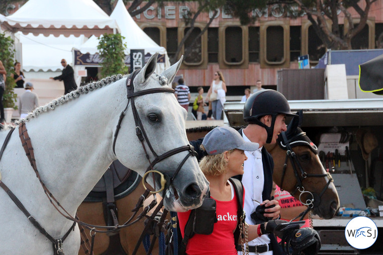 Caracas, Jenny Ducoffre and Jos Verloy. Photo (c) World of Showjumping.