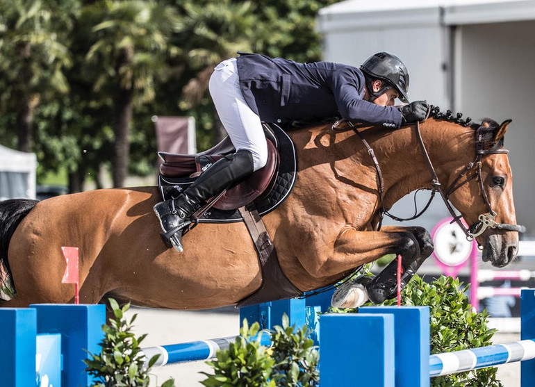 Julien Epaillard and Cristallo A LM won Friday's feature class in Paris. Photo (c) LGCT / Jessica Rodrigues.