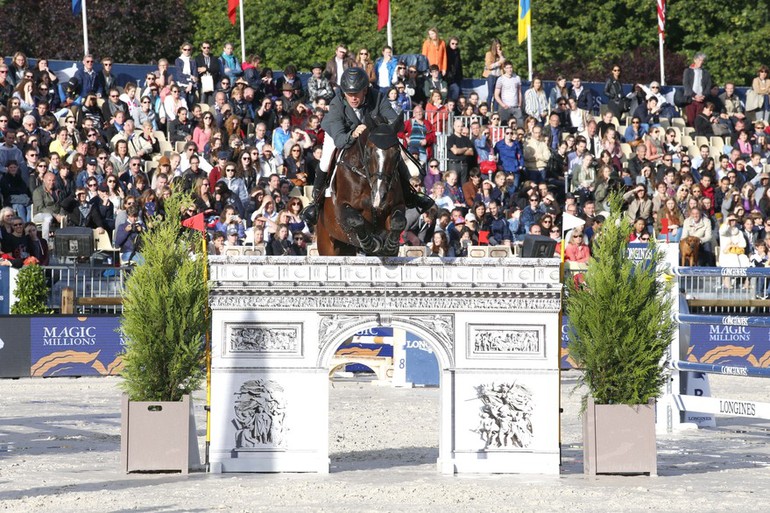 Rolf-Göran Bengtsson and Casall Ask won the LGCT Grand Prix of Paris. Photo (c) Stefano Grasso/LGCT.