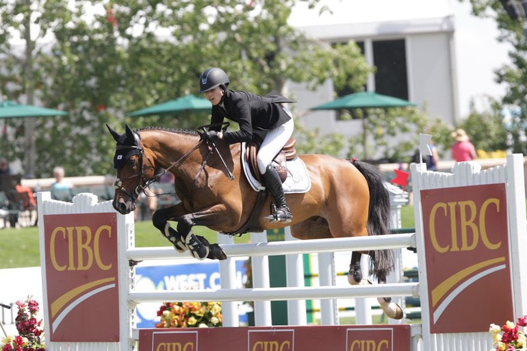 Karen Polle and With Wings. Photo (c) Spruce Meadows Media Services.