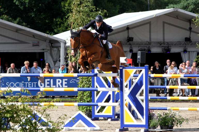 Michel Hendrix and Baileys are in top shape, and won the CSI3* Grand Prix at Outdoor Gelderland. Photo (c) Wendy Scholten.