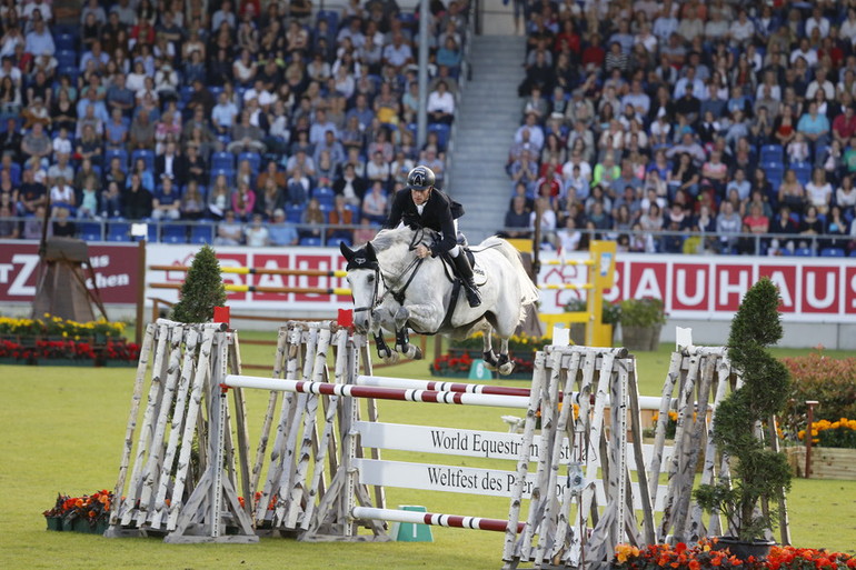 Marcus Ehning with Calanda. Photo (c) Tiffany Van Halle