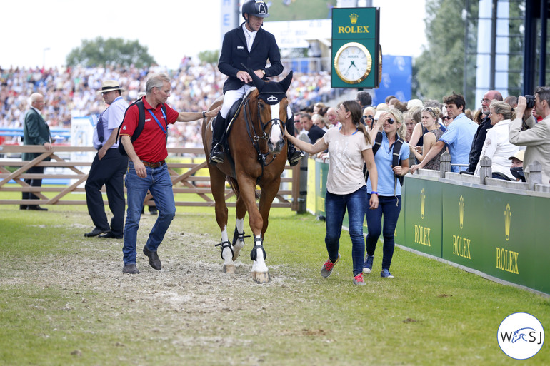 Marcus Ehning's Pret A Tout was named leading German horse in Aachen. 