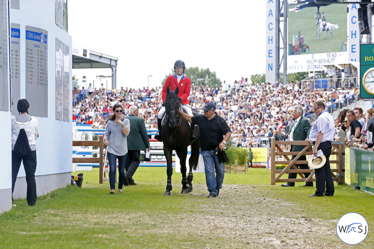 A happy Team Madden after a clear second round from Beezie and Cortes C'. 