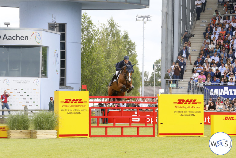 Daniel Deusser with Equita van't Zorgvliet was 1,5 seconds faster than Judy-Ann and secured 8th place with 5 faults. 