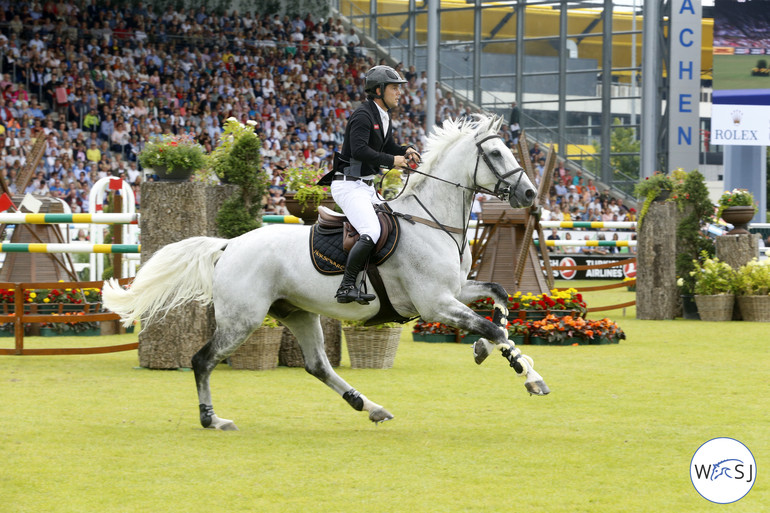 Sergio Alvarez Moya's Carlo always looks that he has the time of his life while in the course and this time the result was good enough for third place. 