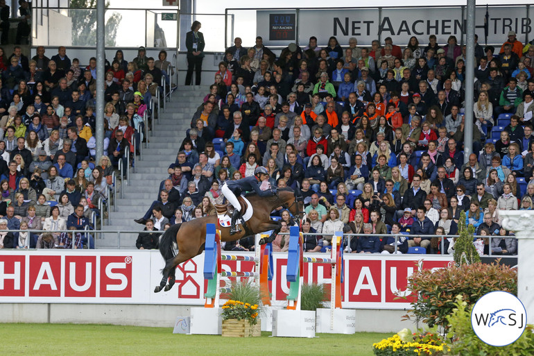 It is impressive to be double clear in your first nations cup together and it is even more impressive to do that in Aachen. Well done Penelope Leprevost and Ratina d'La Rousserie.