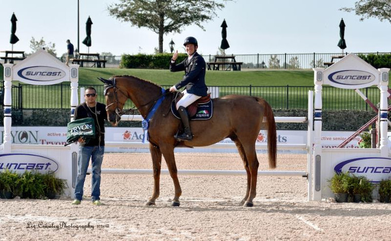 Angel Karolyi with Indiana 127. Photo © LizCrawleyPhotography.