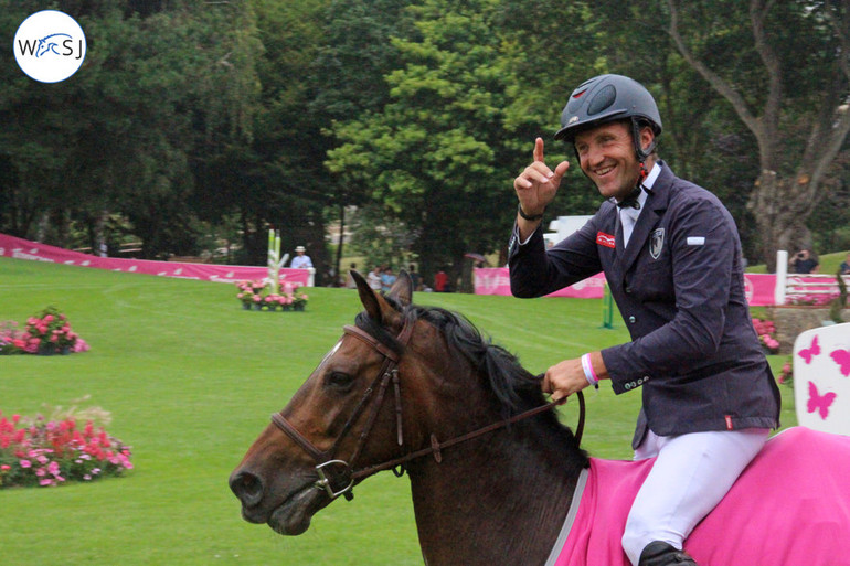 Luca Moneta won the opening CSI5* 1.45 competition in Dinard. Photo (c) World of Showjumping.