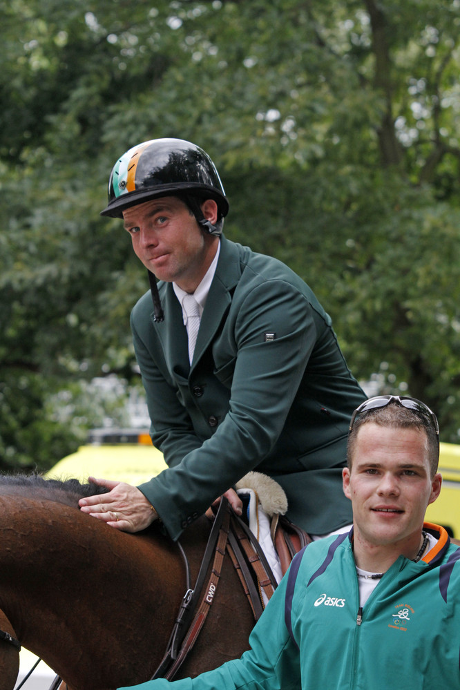 The individual bronze medal went to Cian O'Connor riding Blue Loyd, that Cian bought from Norwegian Nina Braaten at the end of 2011 and then sold on at the end of 2012.