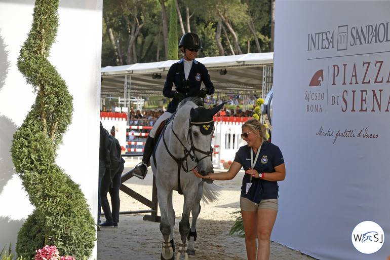 Happy team Baryard-Johnsson after a double clear from H&M Che Channa in Rome. All photos (c) Jenny Abrahamsson.