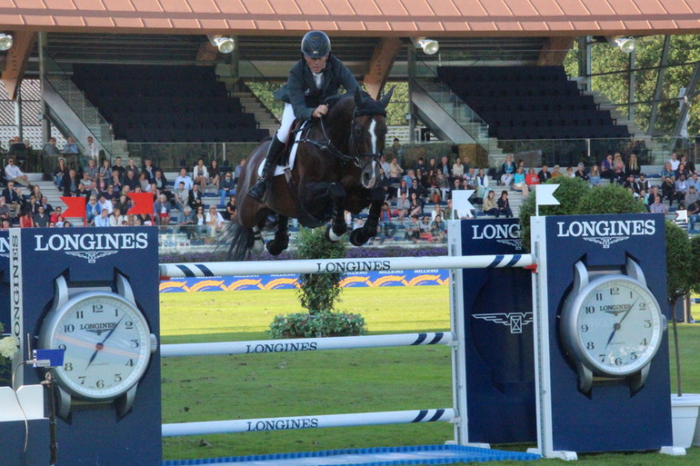 Rolf-Göran Bengtsson and Casall Ask en route to victory in Valkenswaard.