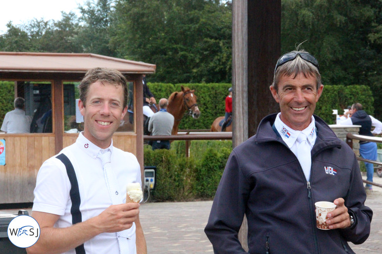 Maikel and Eric van der Vleuten. Photo (c) World of Showjumping.