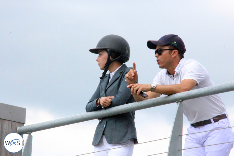 Alex Crown and Kent Farrington. Photo (c) World of Showjumping.