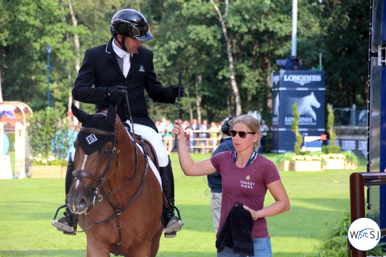 Bo Vaanholt at work in Valkenswaard. Photo (c) World of Showjumping.