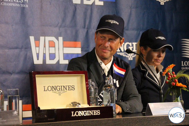 The new leader of the 2016 LGCT is Rolf-Göran Bengtsson. Photo (c) World of Showjumping.