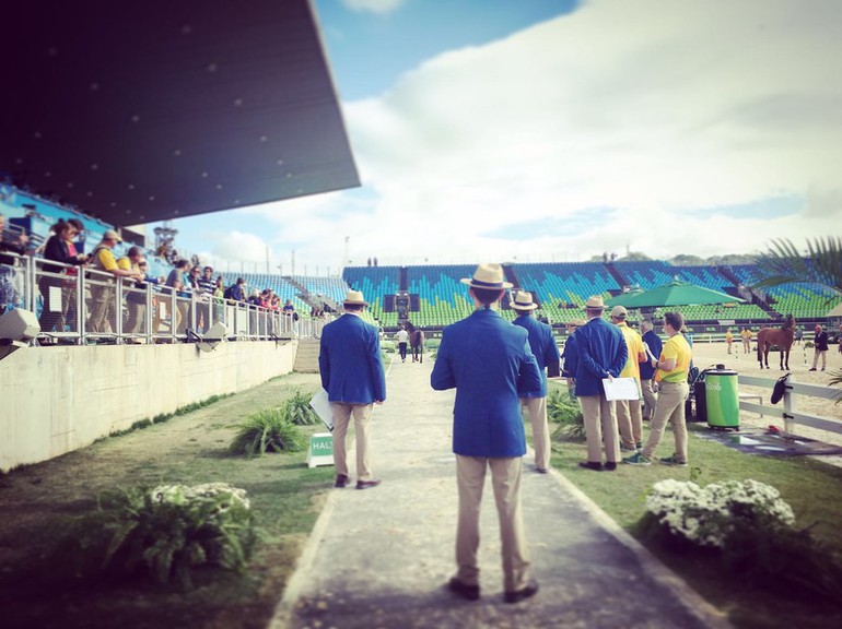 A view of the horse inspection in Rio. Photo (c) World of Showjumping.