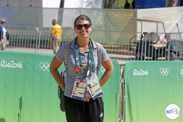 Kay Neatham tested her reporting skills in Rio. Photo (c) Jenny Abrahamsson.
