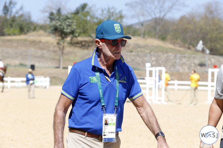Georg Morris as Chef d'Equipe for the home country at this Olympics. 