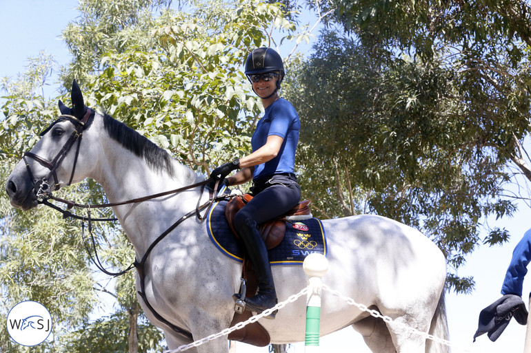 Sweden's Malin Baryard-Johnsson with Cue Channa. 