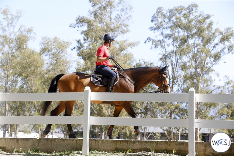 Karim Elzoghby and Amelia were last to go in the warm-up. 