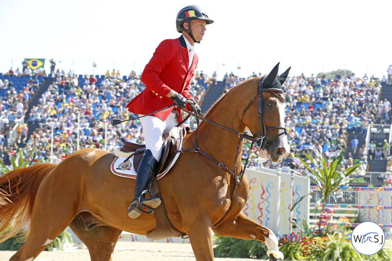 One of the highlights: Jerome Guery's (BEL) beautiful clear round on Grand Cru van de Rosenberg.