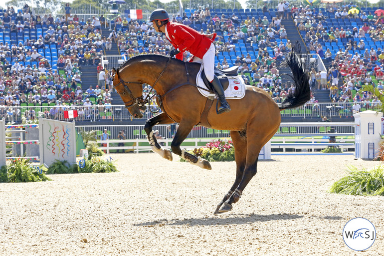 Taizo Sugitani's Imothep made sure everyone saw that he didn't like to knock down a fence. 