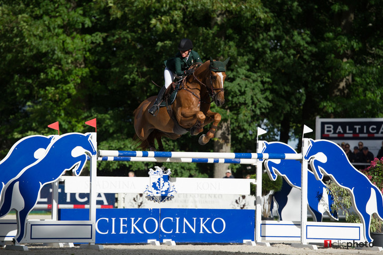 Giulia Levi and Van Dutch won this weekend's Grand Prix on the Baltica Summer Tour at Ciecocinko Stables in Poland. 