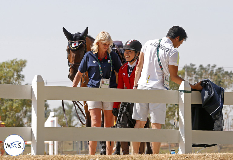 What a start for Japan's Reiko Takeda and Bardolino: Clear on Sunday and only one time penalty on Tuesday. 