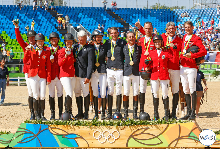 France won gold, USA silver and Germany bronze at the 2016 Olympic Games in Rio after a thriller of a competition. All photos (c) Jenny Abrahamsson.