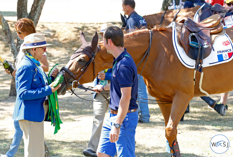 Who was quite keen on getting her Olympic ribbon.