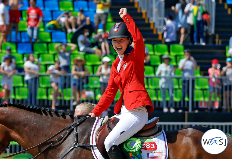 A very happy Lucy Davis! Photo (c) Jenny Abrahamsson.