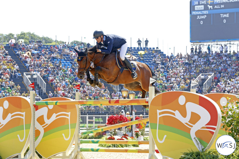 Peder Fredricson makes a giant climb on this month's Longines Ranking. Photo (c) Jenny Abrahamsson.