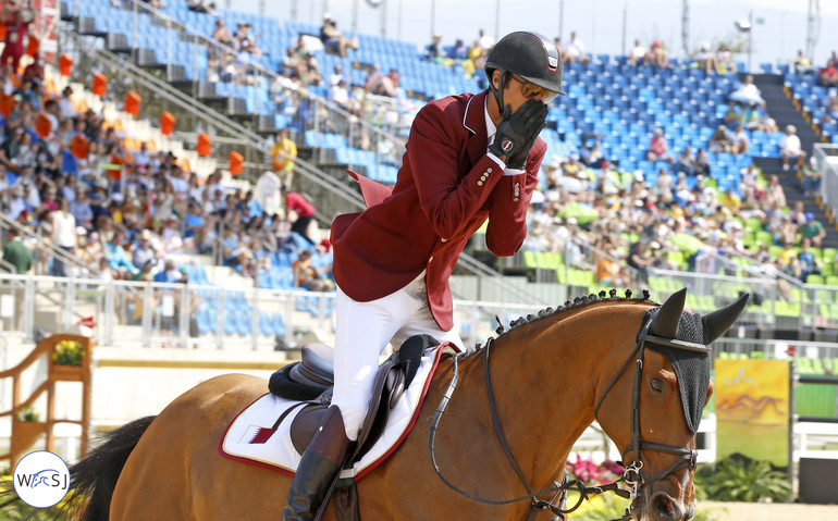 Sheikh Ali Al Thani performed outstanding with First Devision to go clear in both rounds of the individual final and reaching the jump-off, where two poles fell.