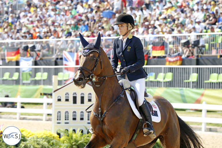 Full focus for Edwina Tops-Alexander and Lintea Tequila on their way to the first fence. 