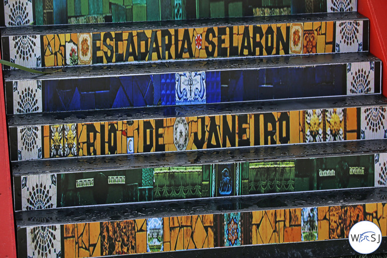 Details from the Escadaria Selaron.