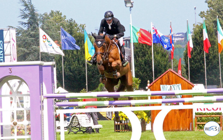 Eric Lamaze with C Nouvelle. Photo (c) World of Showjumping. 