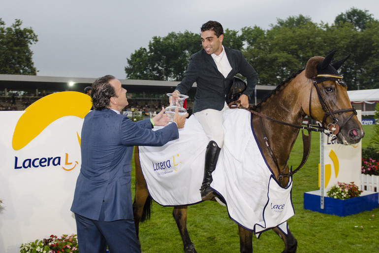Abdel Said went off with the victory in the HRH Princess of Asturias Trophy in Gijon. Photo (c) CSIO Gijon.