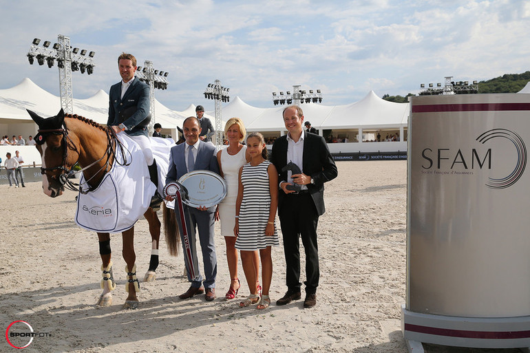 Simon Delestre and Chesall Zimequest won the CSI4* Grand Prix of Valence presented by Axeria/SFAM. Photo (c) Sportfot/CSI Jumping International of Valence.