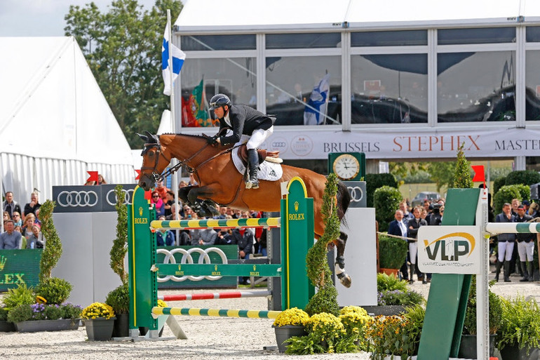 Eric Lamaze currently ranked no. 10 on the world ranking and individual bronze medalist from Rio, is coming to Stephex Brussels Masters. Photo © 2016 Brussels Stephex Masters