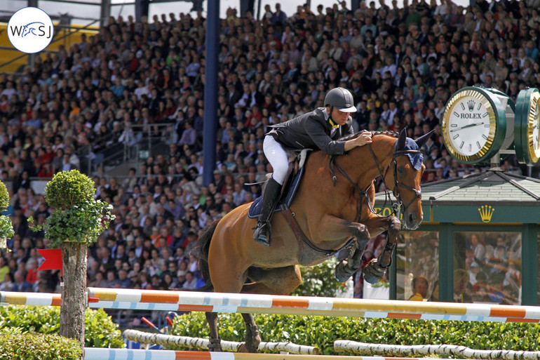 Olivier Guillon with Lord de Thieze. Photo (c) Jenny Abrahamsson.