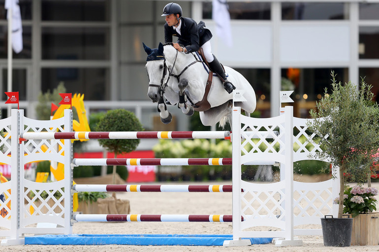 Marcel Marschall and Fenia van Klapscheut won the CSI5* Clean Box Prize. Photo (c) Scoopdya.