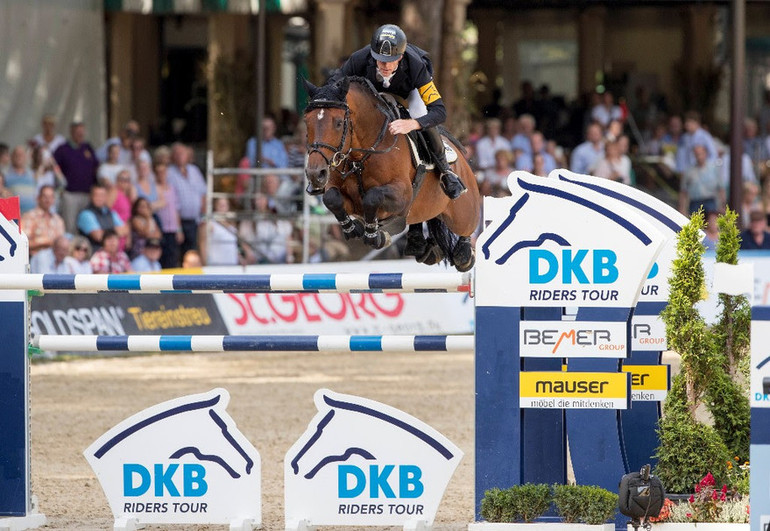 Marcus Ehning and Comme il faut won the CSI3* DKB-Riders Tour Grand Prix in Paderborn. Photo (c) Stefan Lafrentz.