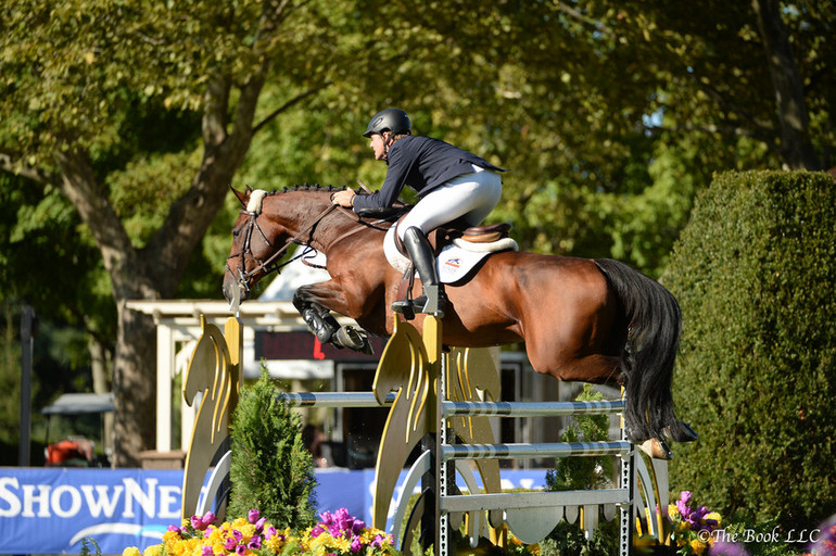 Peter Wylde and Paloma on their way to victory at the American Gold Cup. Photo (c) The Book LLC.