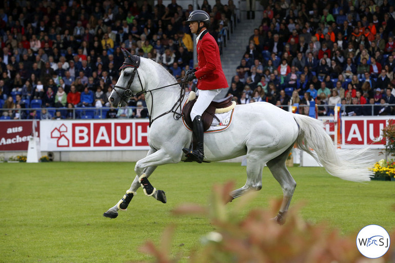  Jérôme Guéry with Alicante - here in Aachen earlier this year. Photo (c) Jenny Abrahamsson.