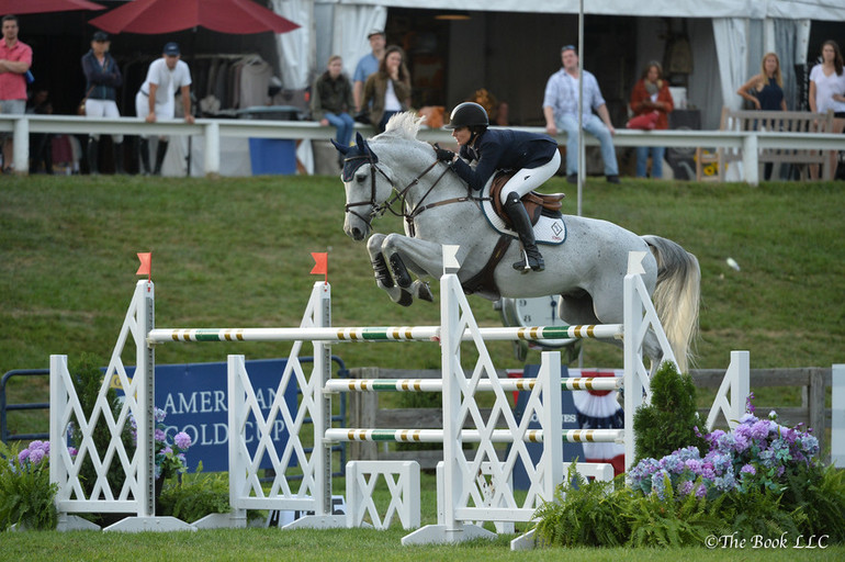 Catherine Tyree proved she's back in top form, taking the first place prize with Bokai in Saturday's $86,000 Fidelity Investments® Classic CSI4* at the American Gold Cup. Photo (c) The Book LLC.