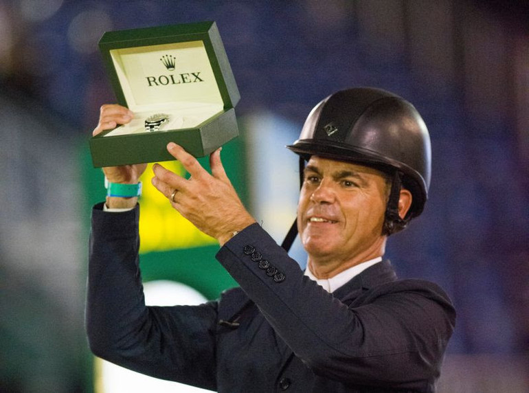 Jimmy Torano won the $216,000 U.S. Open FEI Grand Prix presented by Rolex in Central Park. Photo (c) Rolex.